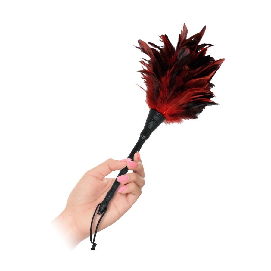 FETISH FANTASY SERIES - CARESSEUR DE PLUMES NOIRES ET ROUGES